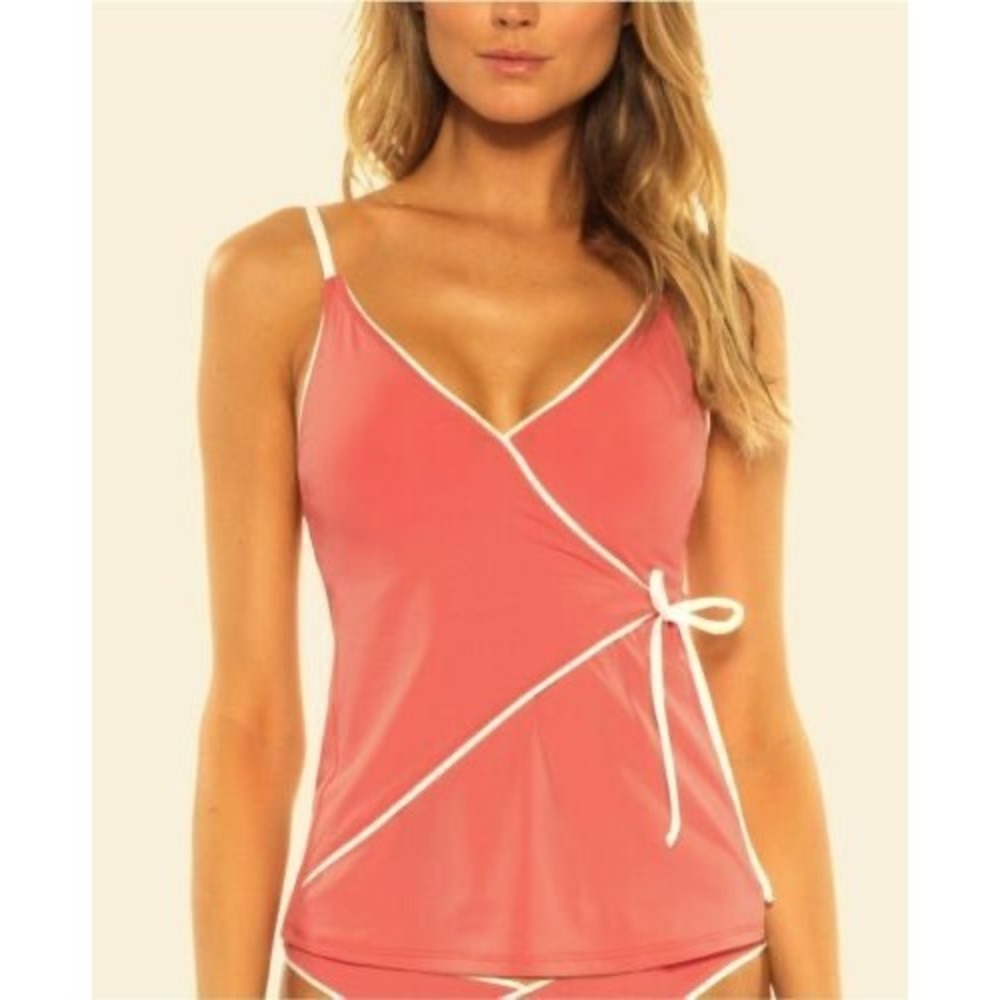 BECCA Criss‎ Cross Tankini Top Women's Size Medium